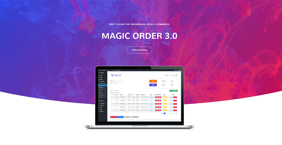 Start order 1. Marketing Magic. Magic ordering.